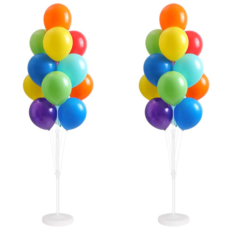 IMISNO Balloon Column Kit for Floor-Balloon Columns with Stand, Base and Pole,Balloon Tower Backdrop Decoration for Wedding, Baby Shower, Birthday Party, or Bachelorette Parties (MULTICOLOR) - Image 1