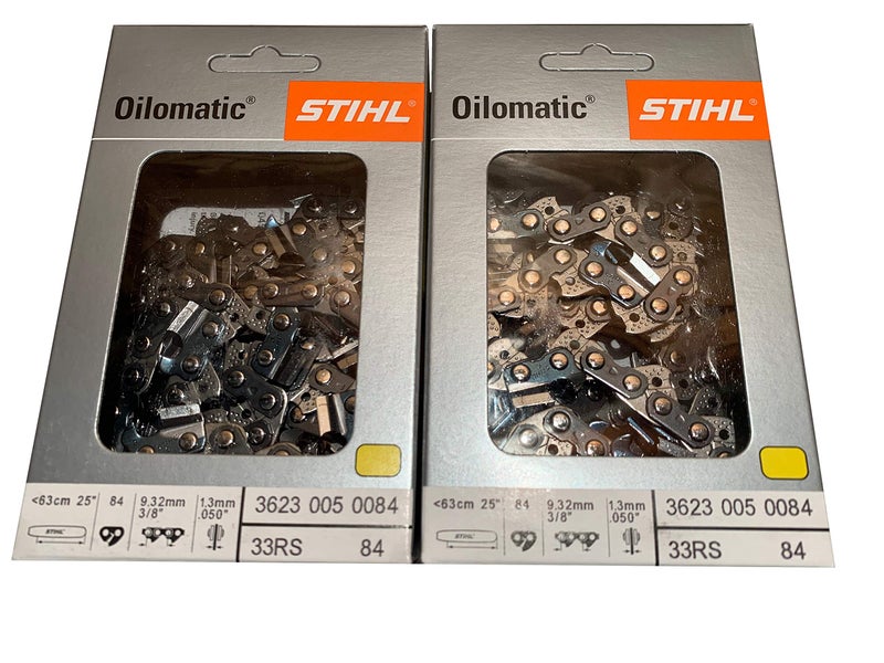 Stihl 33RS-84 2PK, 3/8" .050 Gauge, 84 Drive Links, 25", Rapid Super, Professional Saw Chain, 3623-005-0084 - Image 1