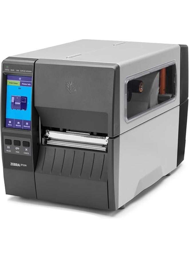 زيبرا Zebra ZT231 Thermal Transfer Printer | 4 inch | 203 dpi | USB+RS232 Serial+Ethernet - Image 1