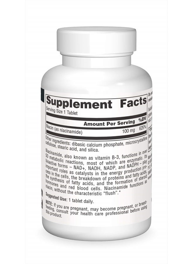 Source Naturals مكمل غذائي نياسيناميد ب-3، 100 ملغ - 100 قرص - Image 3