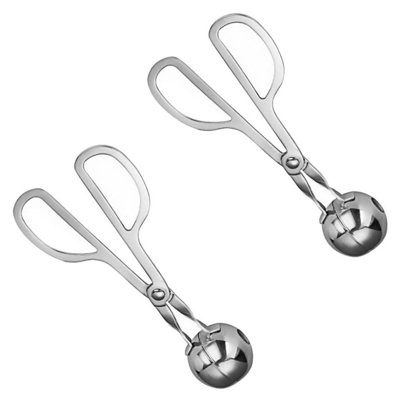 Stainless Steel Meatball Maker Set 2pcs 3.5cm Kitchen Tool - Image 2