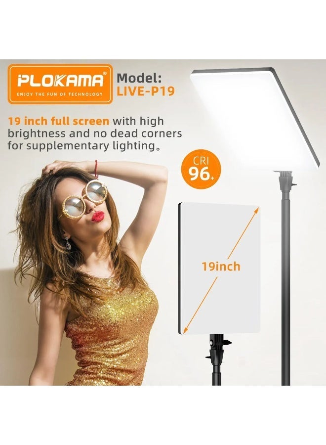 Plokama , P19 Live , Professional Photography Videography LED Fill Lights | Adjustable Brightness for Stunning Visuals - Image 4