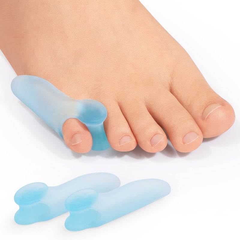 Promifun Bunion Cushion Protector14 Packs of Bunion Corrector Pads with Separator for Pinky Toe Gel Shield for Foot Pain Relief Calluses Corns