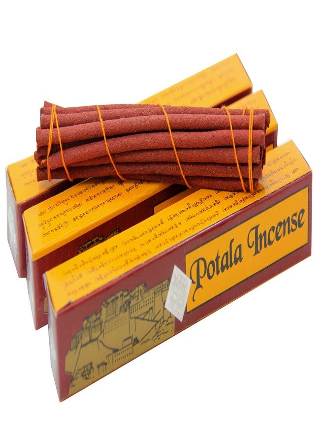 DharmaObjects 3 Box Potala 60 Sticks Tibetan Traditional Incense - Image 1
