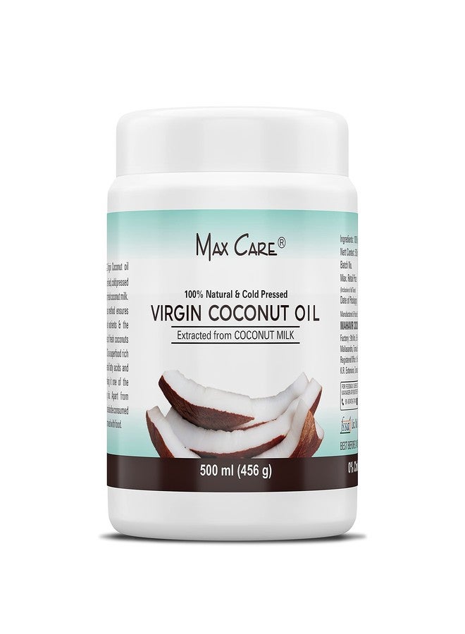 MAX CARE Maxcare Virgin Coconut Oil (Cold Pressed) 500ML Wide Mouth - Image 1