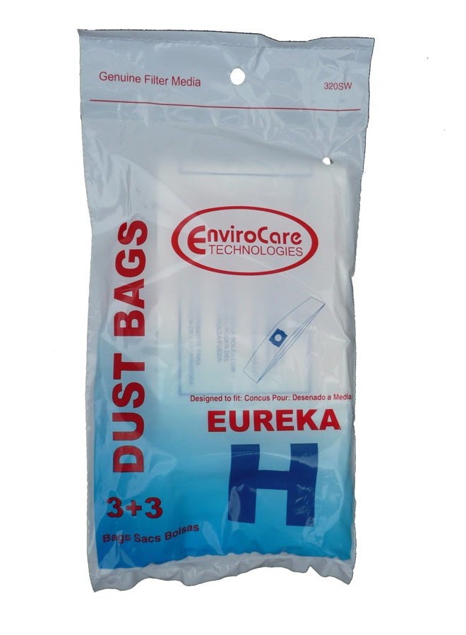 ENVIROCARE Replacement Vacuum Bags for Eureka H Canisters 6 bags and 6 Filters - Image 3