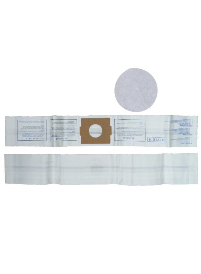 ENVIROCARE Replacement Vacuum Bags for Eureka H Canisters 6 bags and 6 Filters - Image 2