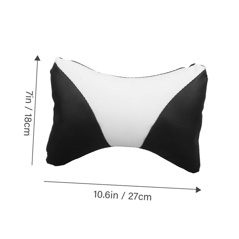 Ergonomic Memory Foam Neck Support Pillow Adjustable Headrest Cushion for Office Chair Black - Image 3