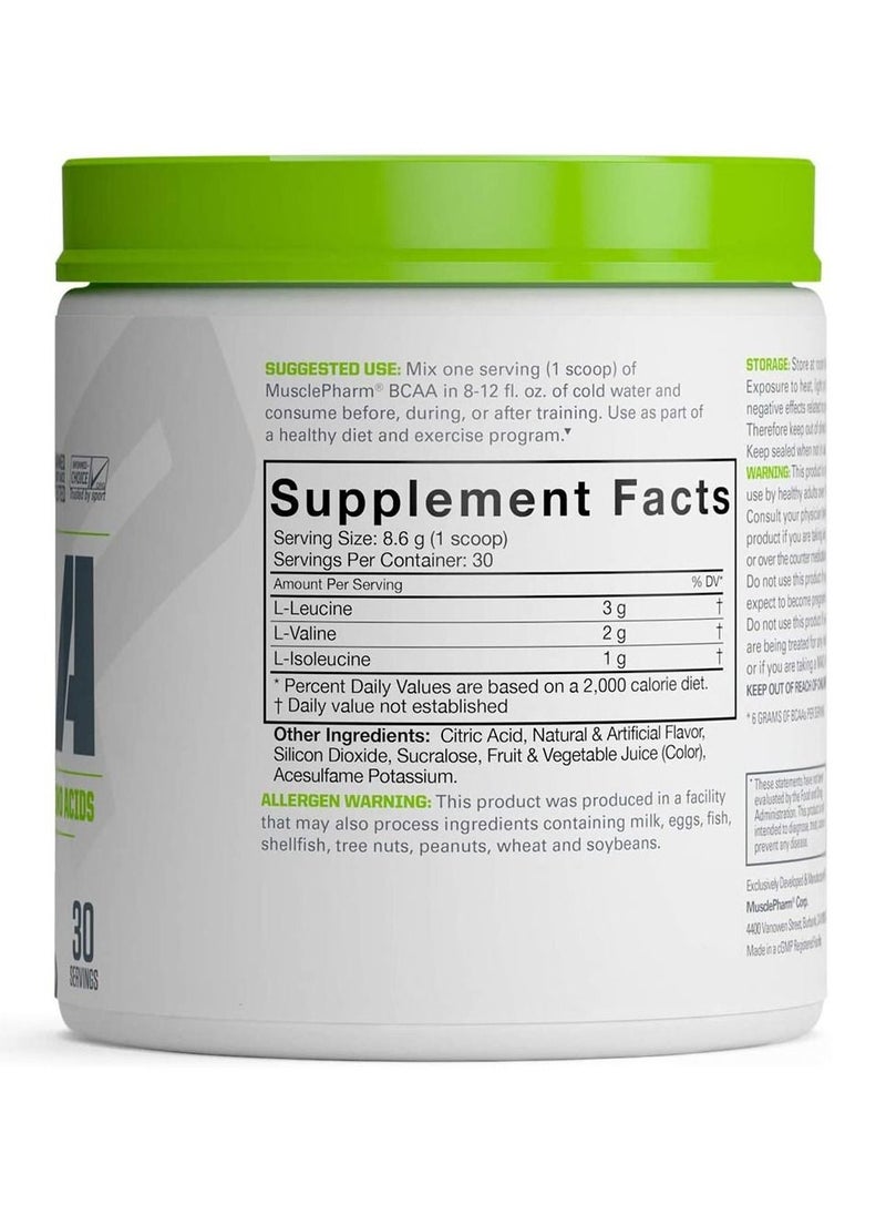 MusclePharm - MP Essentials BCAA Blue Raspberry 30 Servings - Image 1