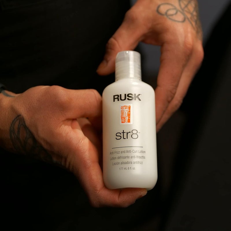 RUSK Str8 Anti-Frizz and Anti-Curl Lotion - 6 Oz - Image 3