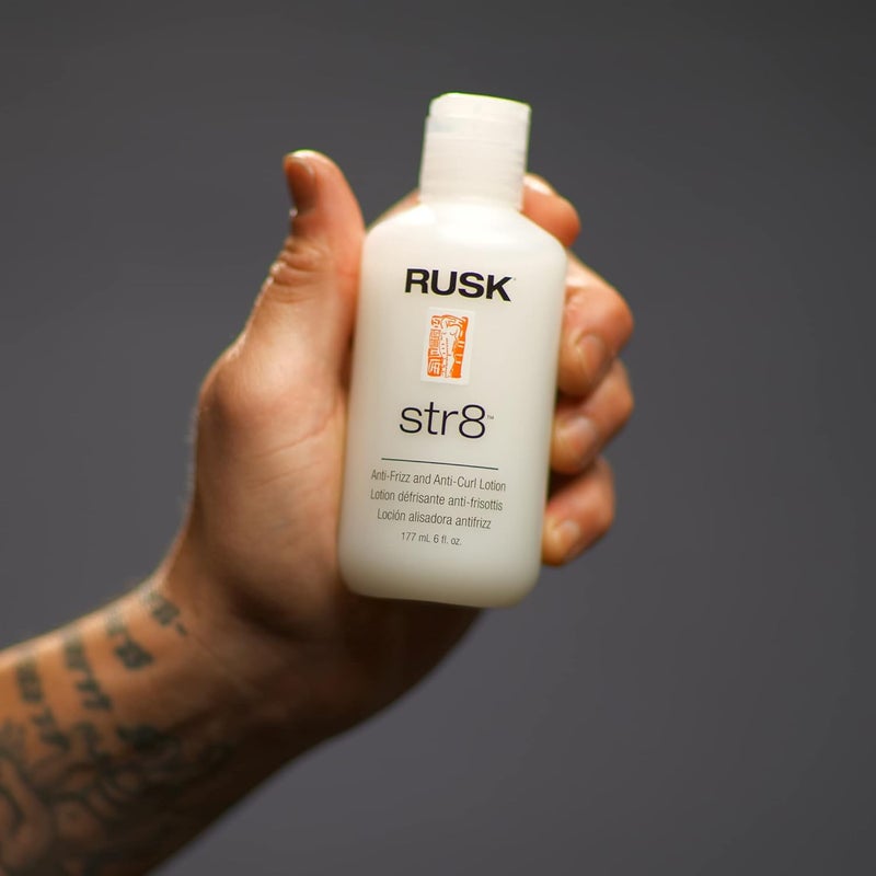 RUSK Str8 Anti-Frizz and Anti-Curl Lotion - 6 Oz - Image 4