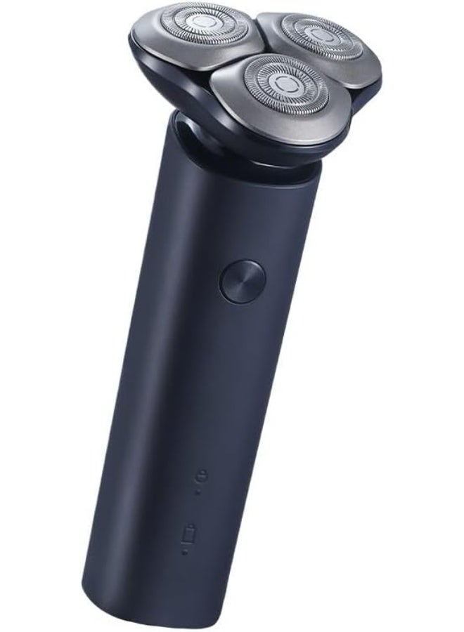 Xiaomi Electric Shaver S101 BHR7456GL Rechargeable Men's Electric Razor with Triple Floating Blades, Dual Track Foil System, Wet & Dry Shaving, IPX7 Waterproof, USB Type-C Charging, 60 Minutes Runtime, Navy Blue - Image 2