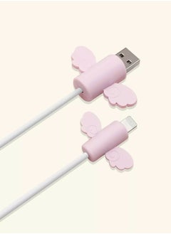 Generic 2pcs Cute Wing Design Data Cable Protector  - Image 1