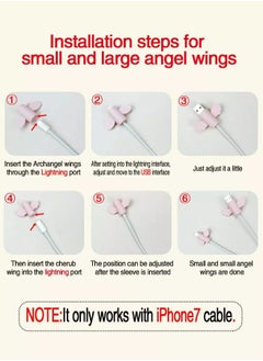 Generic 2pcs Cute Wing Design Data Cable Protector  - Image 3