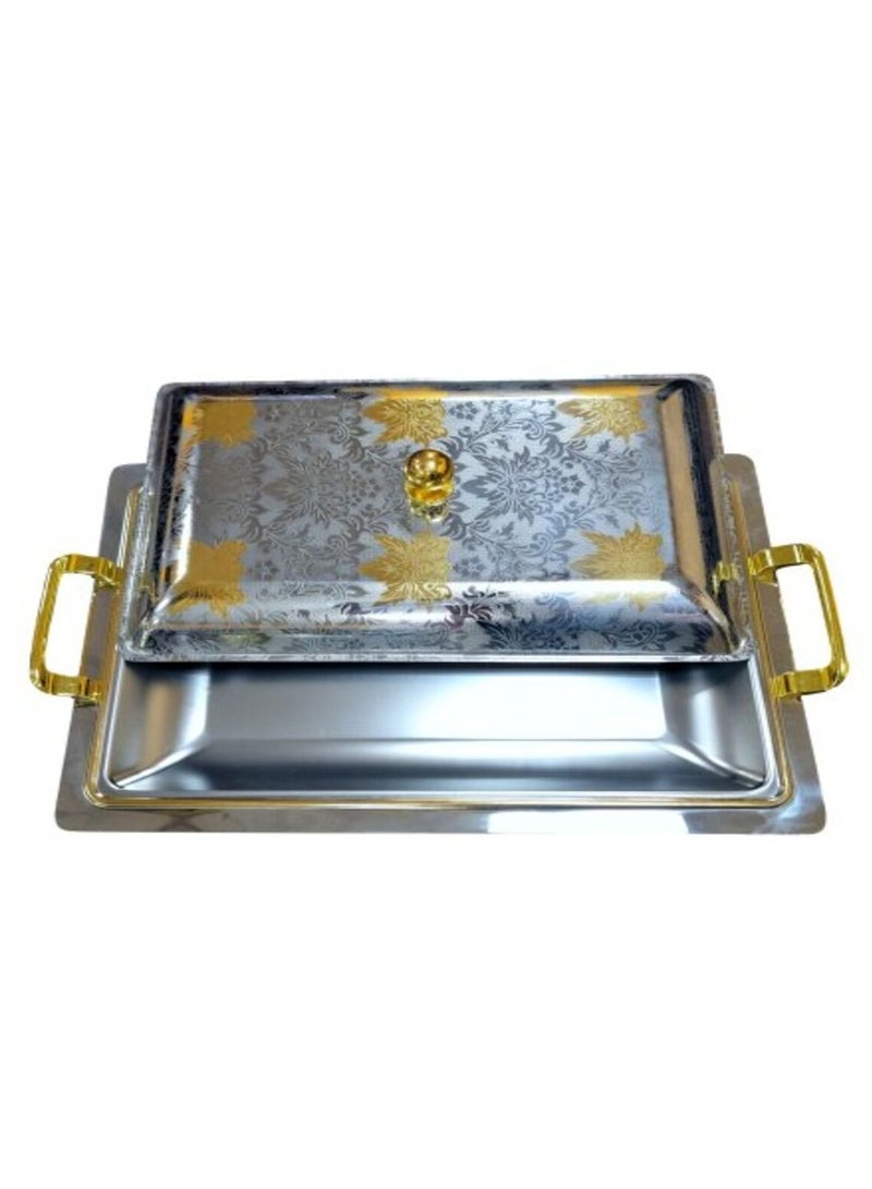 Jazz Serving tray with lid 40×29cm - Image 2