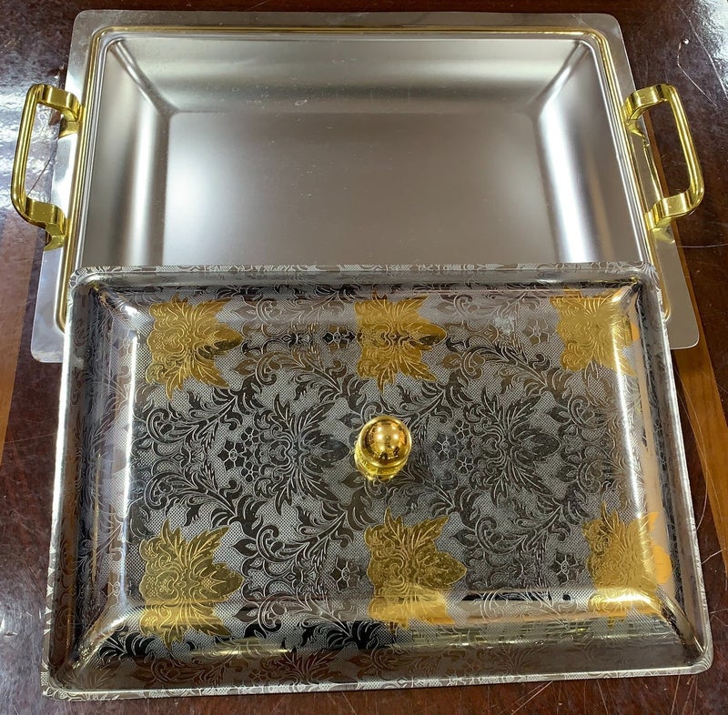 جاز صينية تقديم بغطاء 40×29سم - Image 1