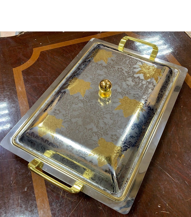 جاز صينية تقديم بغطاء 40×29سم - Image 3