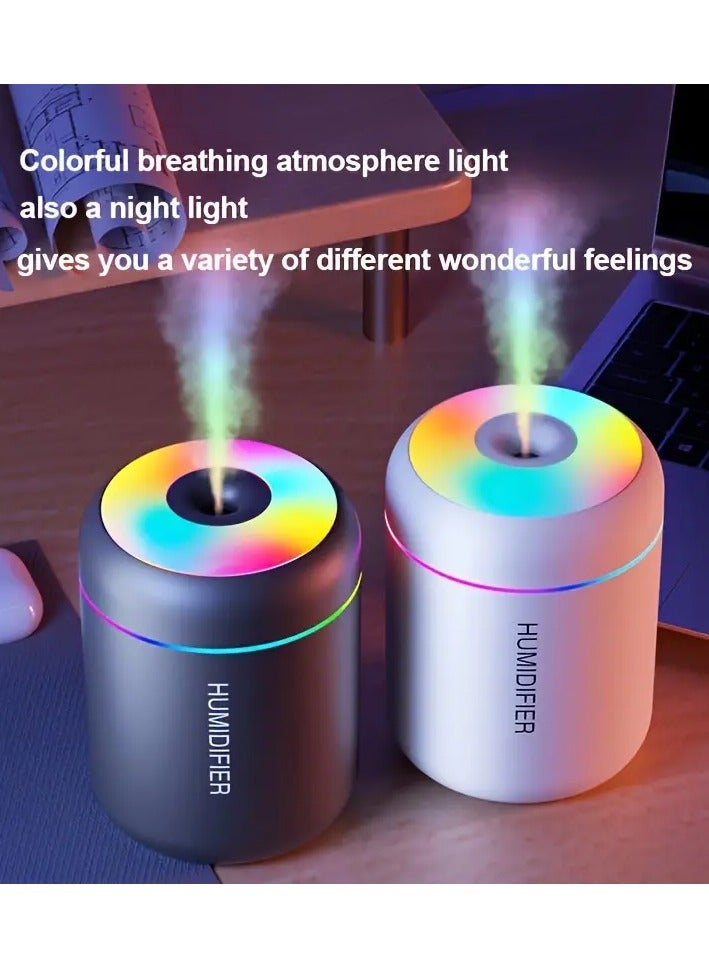 كوالتي ناشر ومرطب رذاذ الزيوت العطرية العطرية مع ضوء ليلي متغير اللون ووظيفة الضباب البارد وتعزيز صحة النباتات - أنعش غرفتك ونقها بجو مهدئ، أبيض - Image 3