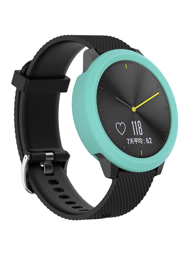 NIBEMINENT Protective Case Cover For Garmin Vivomove HR Teal - Image 3