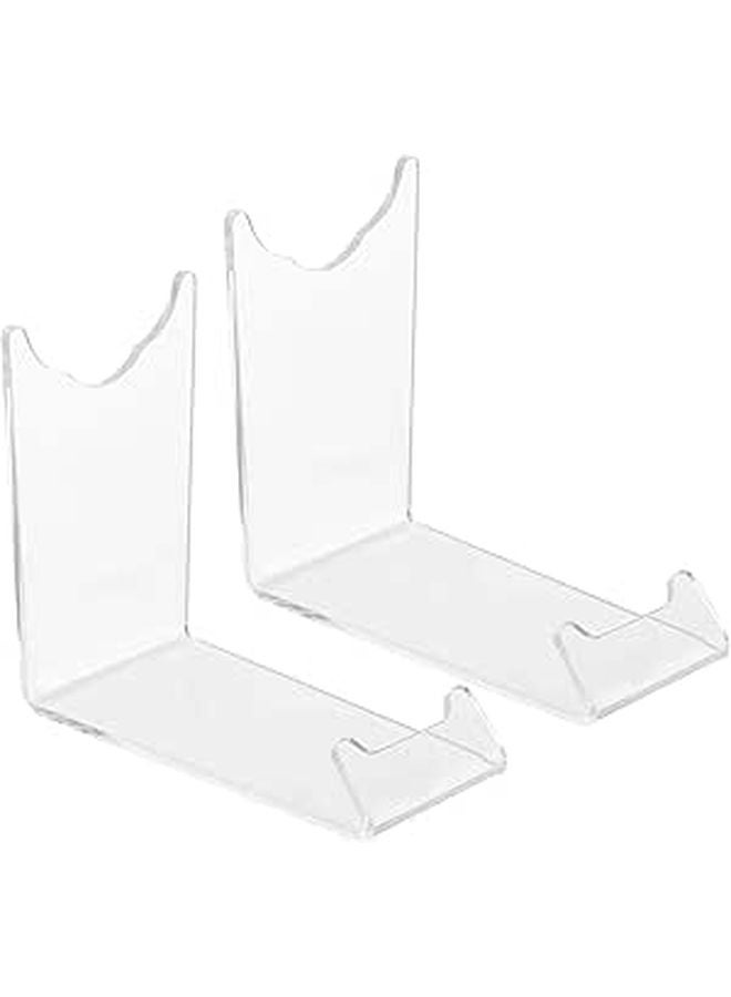 2 Pcs Acrylic Electric Razor Stand Desktop Storage Rack For Bathroom Organization - Image 1