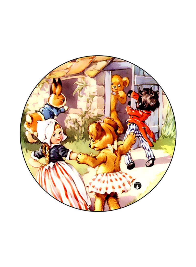 RKN Vintage Art Printed Mouse Pad multicolour