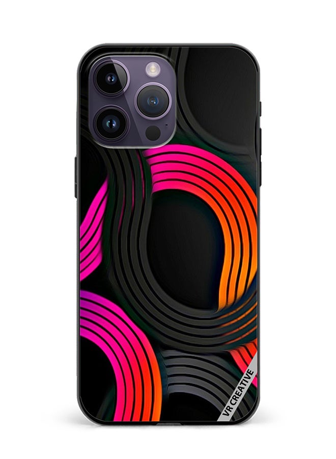 VR CREATIVE Protective Case Cover For Apple iPhone 15 Pro Flower Design Multicolour - Image 1