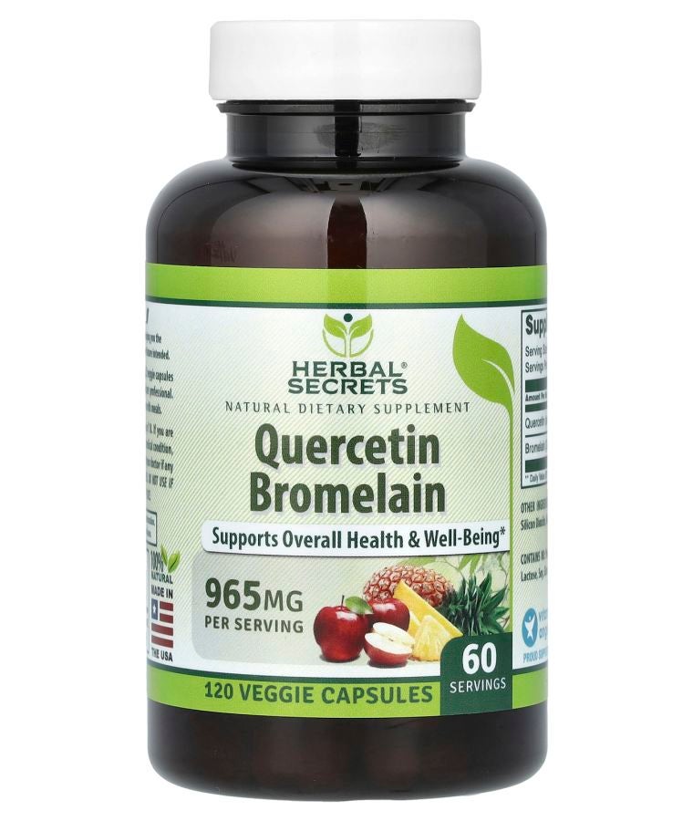 Quercetin Bromelain 120 Veggie Capsules