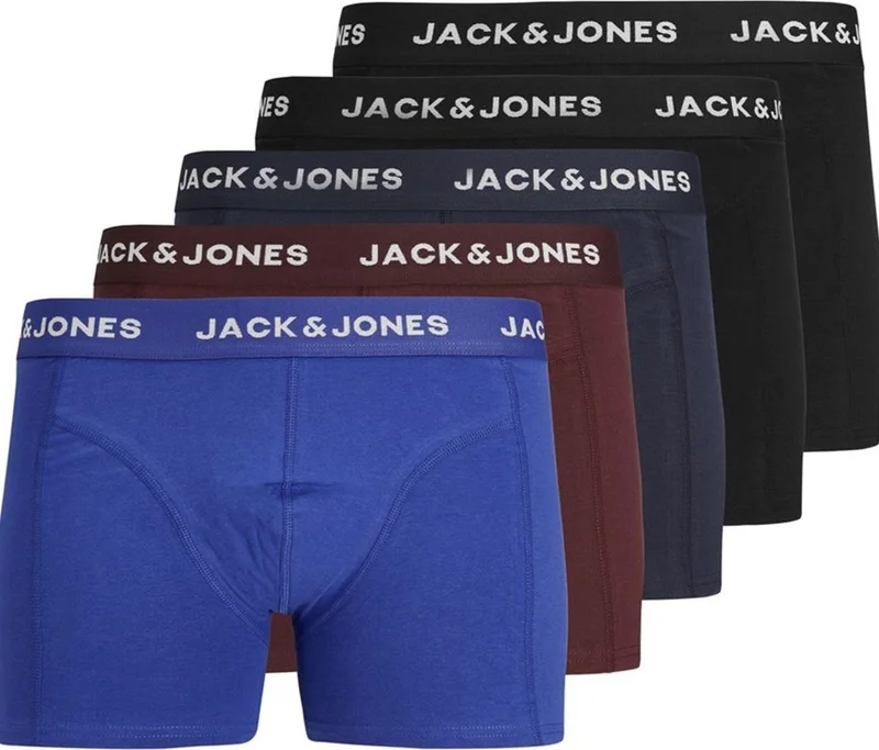 Jack Jones Jacblack Friday Trunks 5 Pack Box Ln 12242494