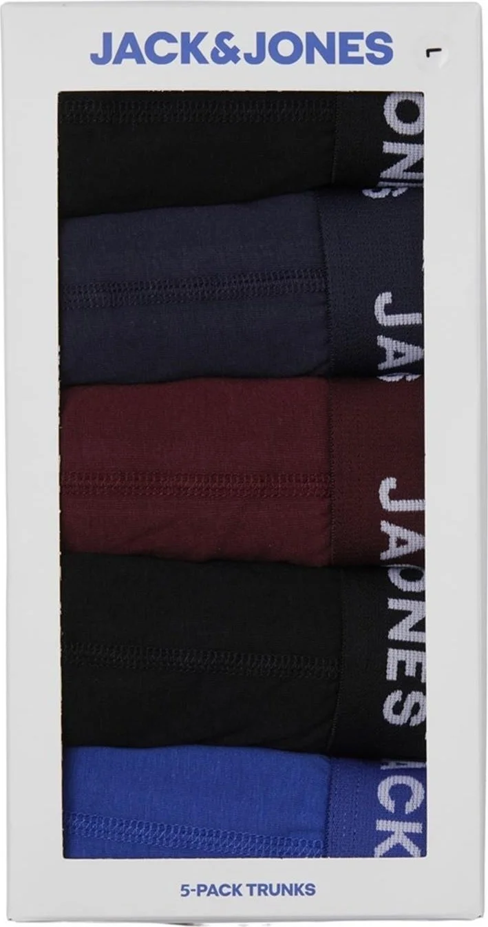 Jack Jones Jacblack Friday Trunks 5 Pack Box Ln 12242494