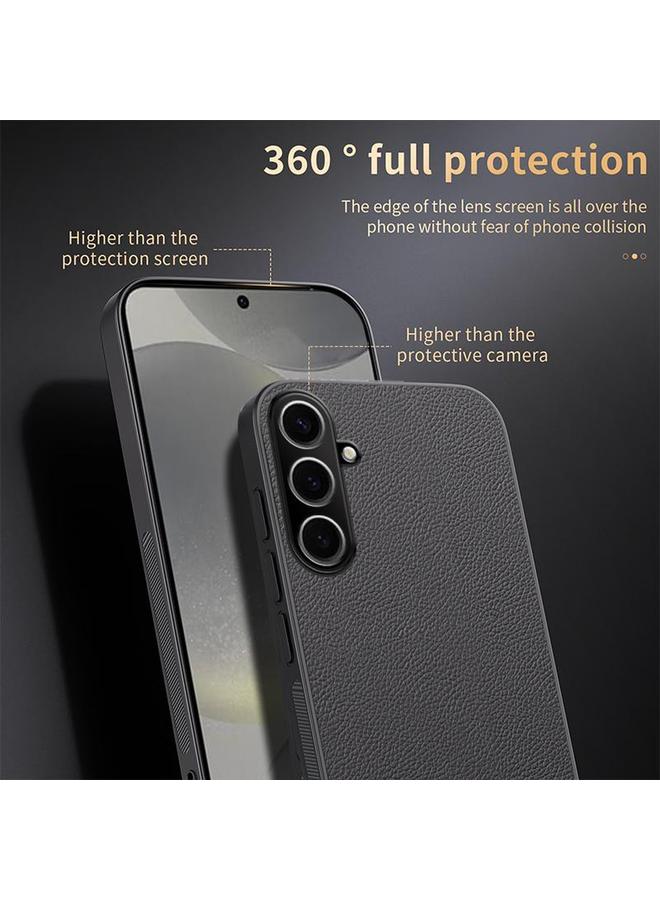 S-TOP Case For Samsung Galaxy S25 5G HUIYI Leather Magnetic Phone Case - Image 4