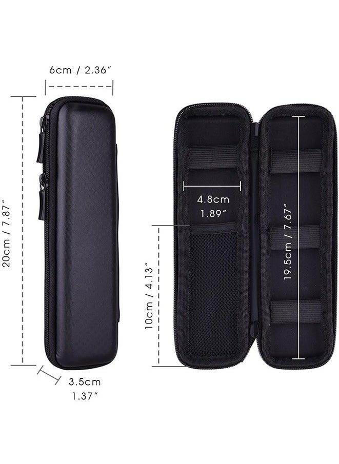Generic Black Hard Pencil Case EVA HardShell Pen Case Holder for Executive Fountain Pen and Stylus Touch Pen  - Image 2