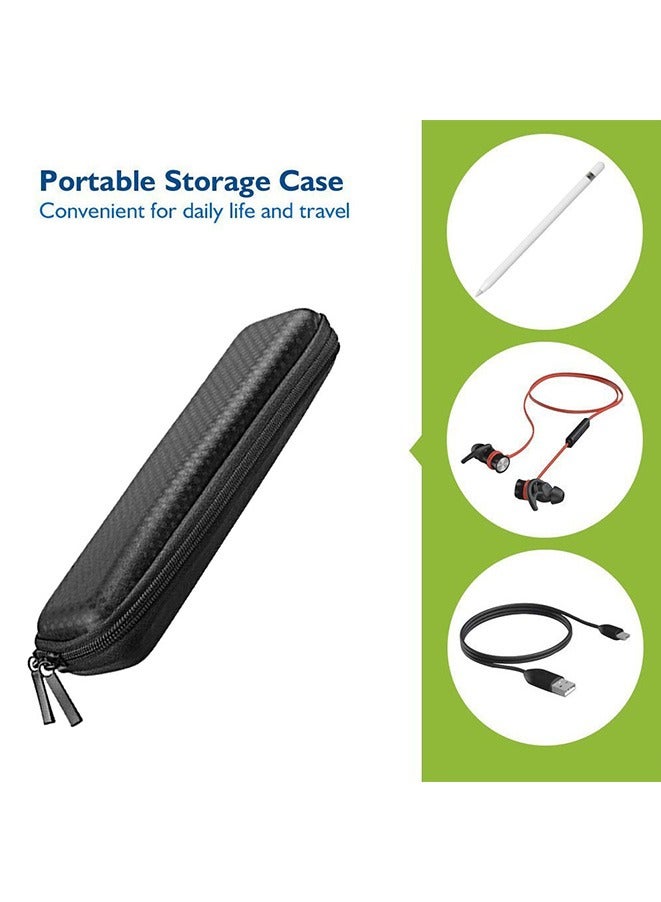 Black Hard Pencil Case EVA HardShell Pen Case Holder for Executive Fountain Pen and Stylus Touch Pen