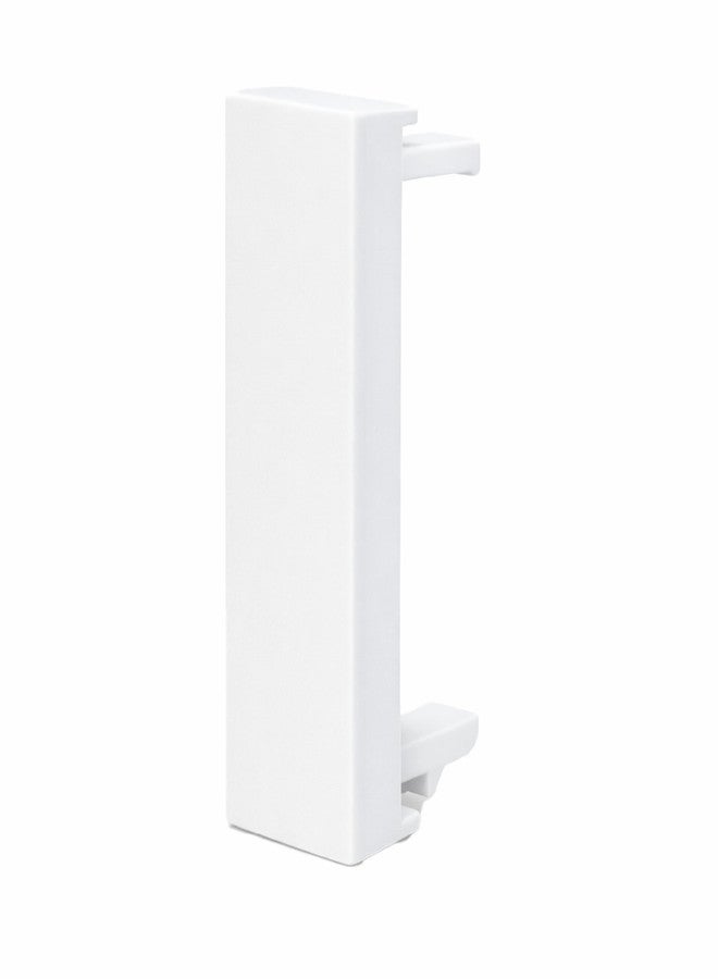 MX Blank Dummy Cover Plate for Modular Socket Systems, 1 Module 11.5x45 mm White Faceplate, Wall Mount Cover for Electrical and AV Installations, Pack of 2 - Image 3