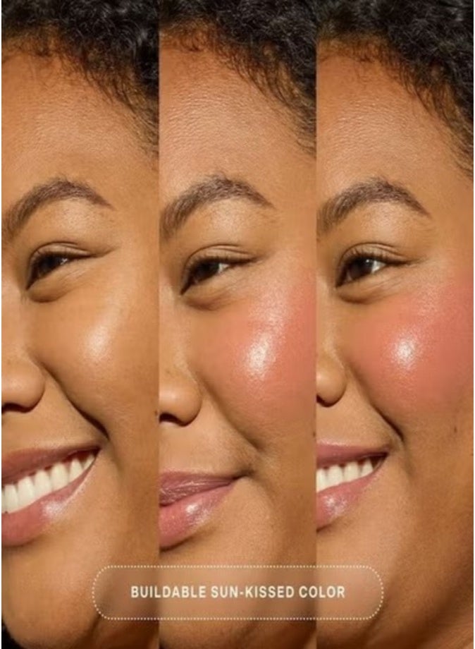 Tower 28 BeachPlease Lip + Cheek Dewy Cream Blush , Rush Hour - sun-kissed peach 4.5g – Multi-Use, Buildable Color for a Natural Glow - Image 4