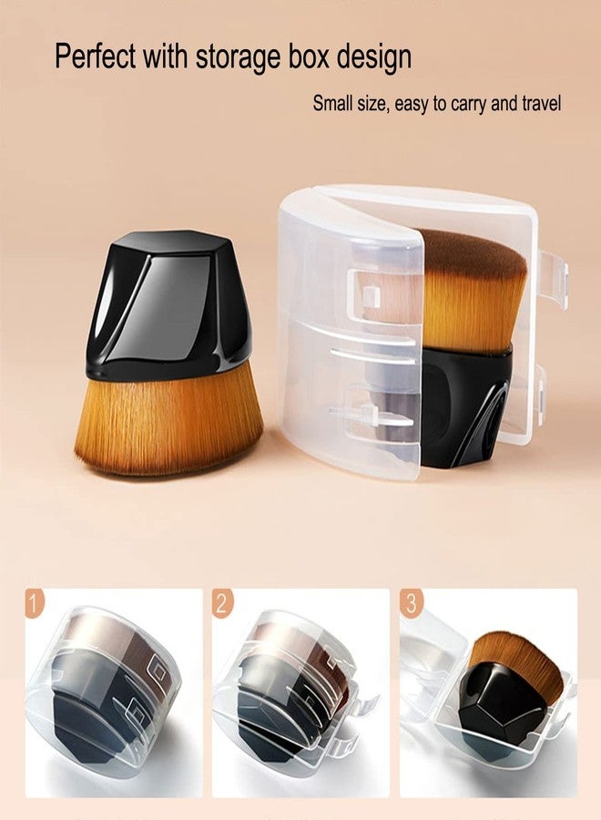 Hilareco PHOERA Foundation, Full Coverage Foundation, PHOERA Primer, PHOERA Powder, PHOERA Makeup Set, Kabuki Makeup Brushes Foundation Brush Powder Brush,2 Pcs Makeup Sponge(2 PCS 104- Buff Beige) - Image 5