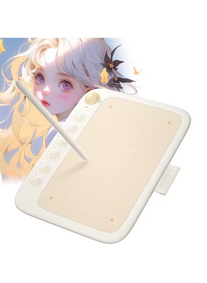 Ugee Q6 Graphic Tablet Drawing Tablet Digital Drawing Board Writing Pad for Children Kids Support Android PC Mac - Image 1