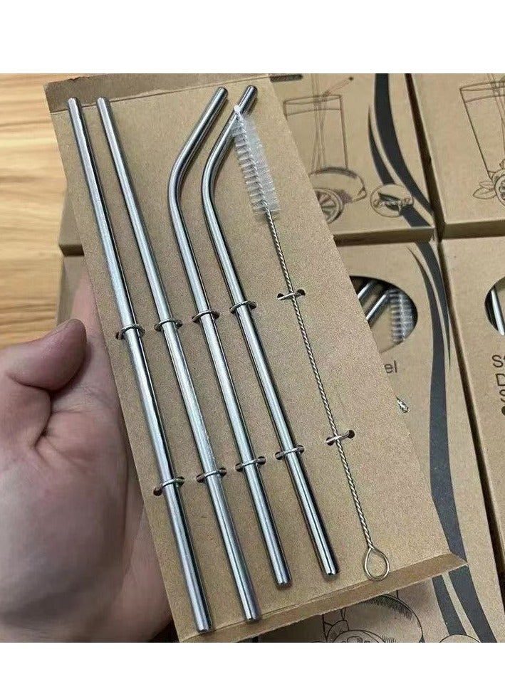 شفاطات منزلية من الفولاذ المقاوم للصدأ 304، آمنة غذائيًا، قابلة لإعادة التدوير، صديقة للبيئة، 4 قطع - Image 3