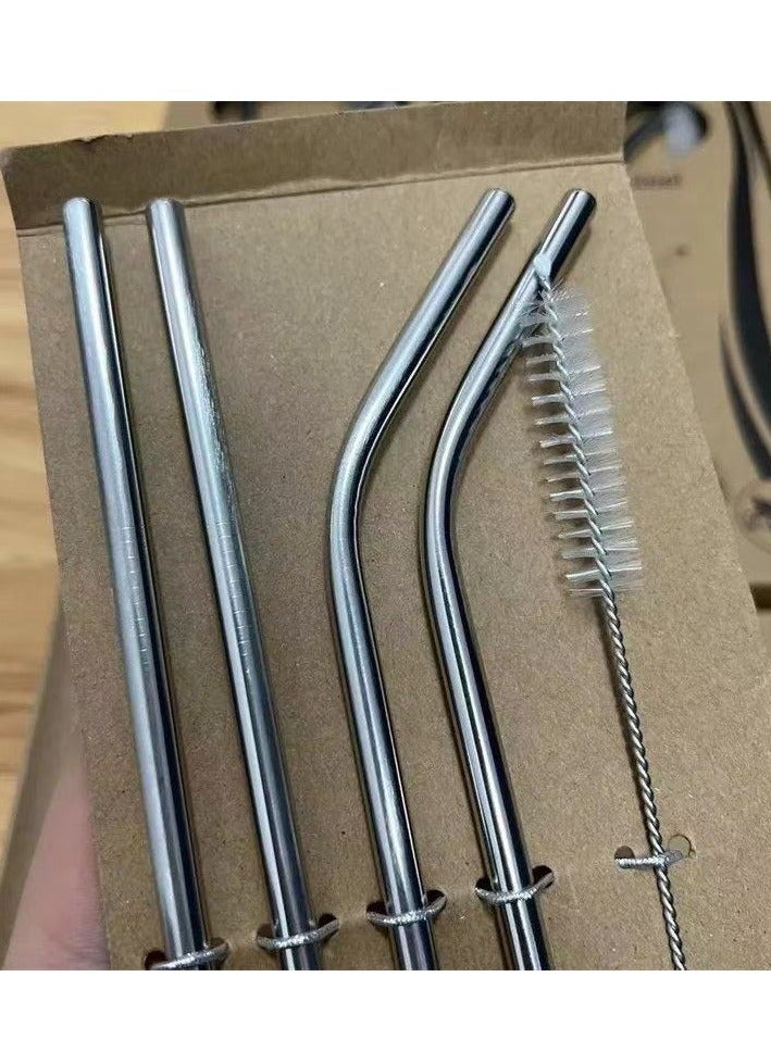 شفاطات منزلية من الفولاذ المقاوم للصدأ 304، آمنة غذائيًا، قابلة لإعادة التدوير، صديقة للبيئة، 4 قطع - Image 4