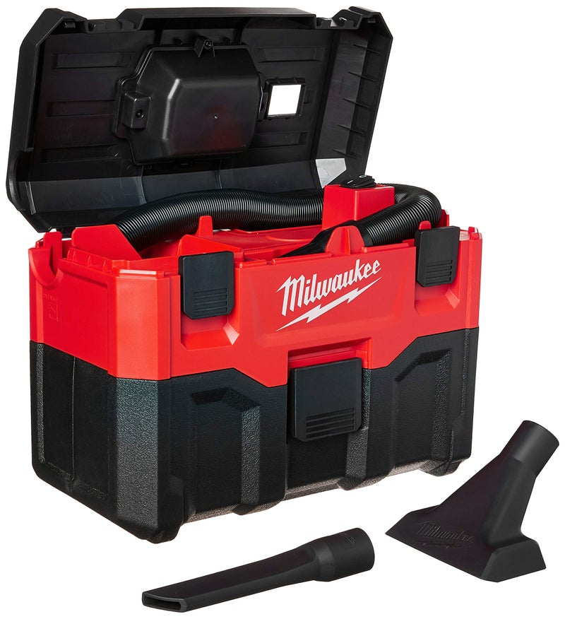 Milwaukee 0880-20 18-Volt Cordless Wet/Dry Vacuum, Red - Image 1
