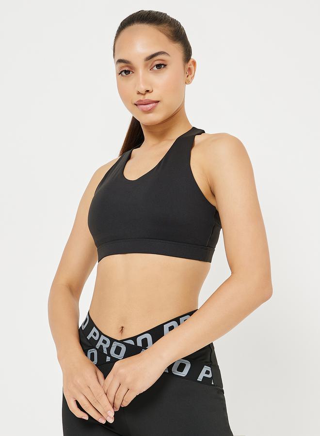 Styli Cross Back Firm Support Sports Bra Top  - Image 1