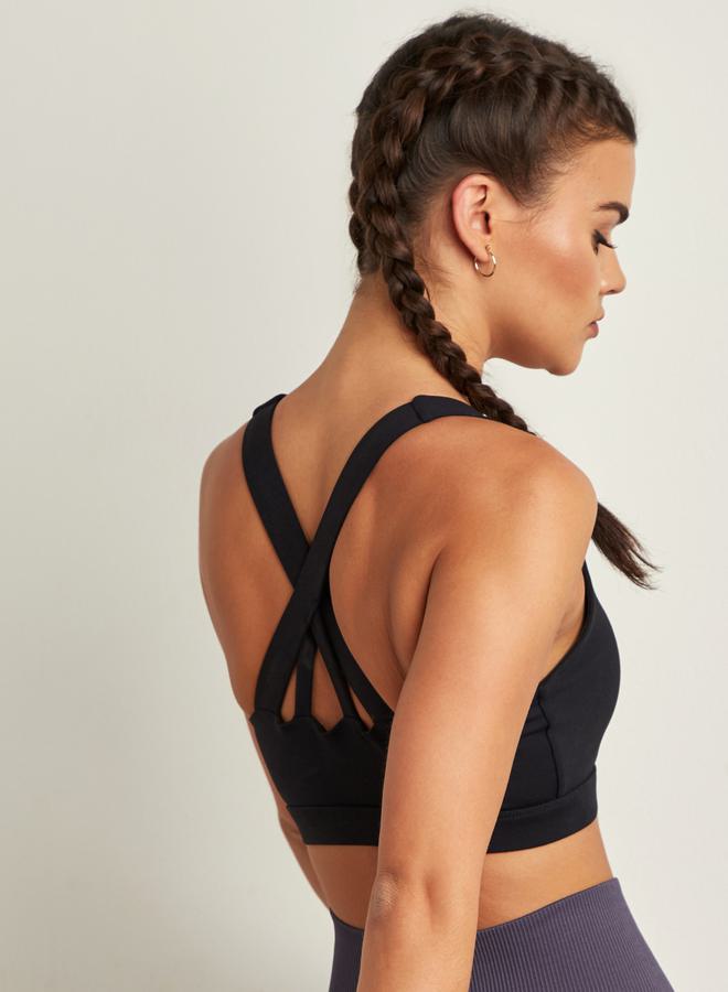 Styli Cross Back Firm Support Sports Bra Top  - Image 2