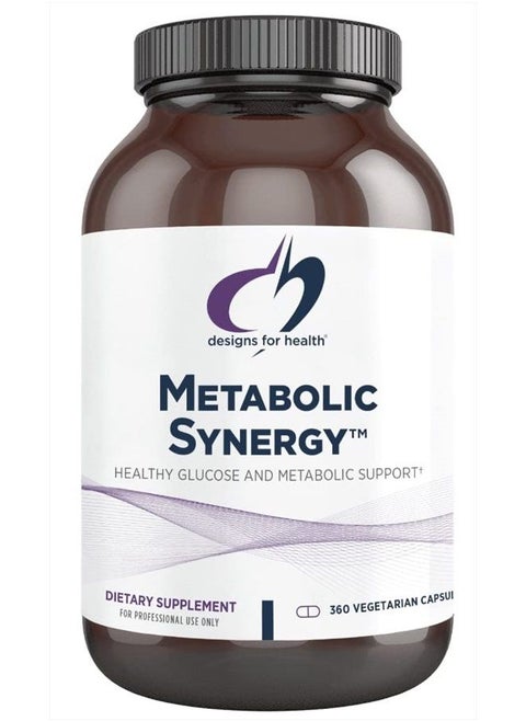 Designs for Health Metabolic Synergy - Multivitamin and Mineral Supplement with Chromium, Zinc, Selenium, R-Lipoic Acid, Vitamins + More (360 Capsules)