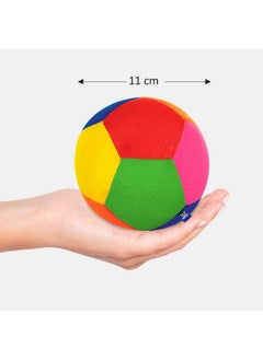 Webby Plush Soft Ball Stuffed Toy For Kids With Rattle Sound (11 Cm)  - Image 5