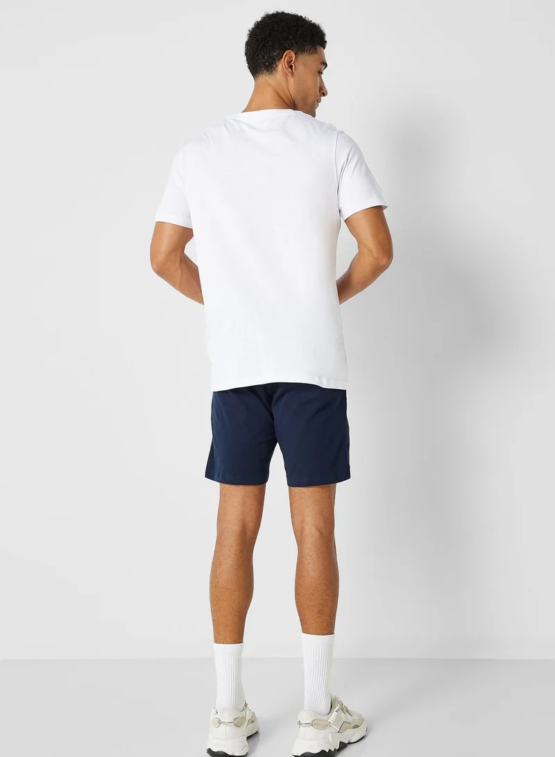 JACK & JONES Logo Crew Neck T-Shirt & Shorts