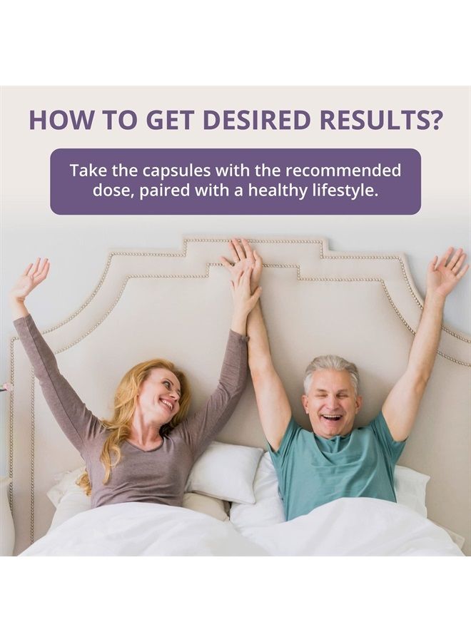 NuBest Sleep Xtra - Supports Healthy Sleep for Adults - Vitamin B6, Melatonin, Ashwagandha, Chamomile, Valerian & More - Non Habit-Forming - 60 Vegan Capsules | 1 Month Supply - Image 3