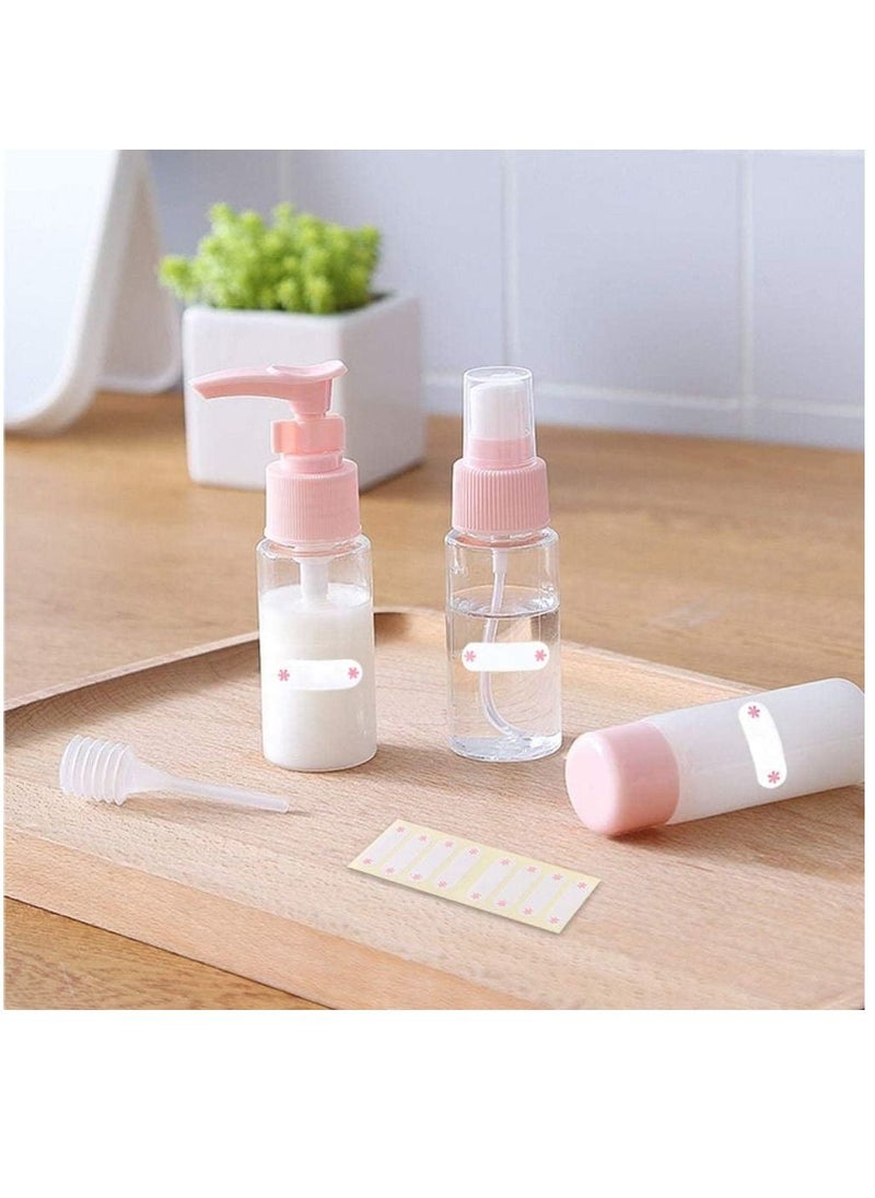 NANAO - 11 Piece Travel Bottles Kit BPA Free Portable Toiletry Containers Set Refillable Cosmetic Containers Kit with Leakproof Tsa Approved Travel Bottles for Lotion Shampoo, Cream - Image 1