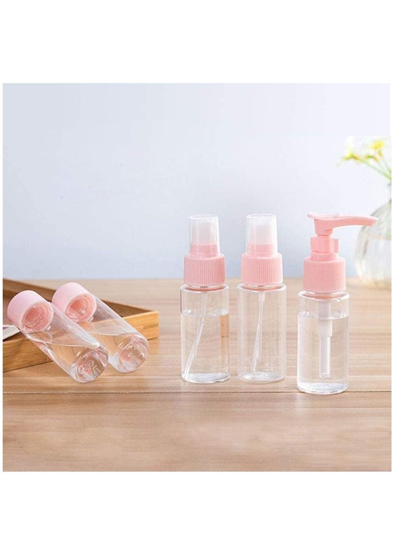 NANAO - 11 Piece Travel Bottles Kit BPA Free Portable Toiletry Containers Set Refillable Cosmetic Containers Kit with Leakproof Tsa Approved Travel Bottles for Lotion Shampoo, Cream - Image 1
