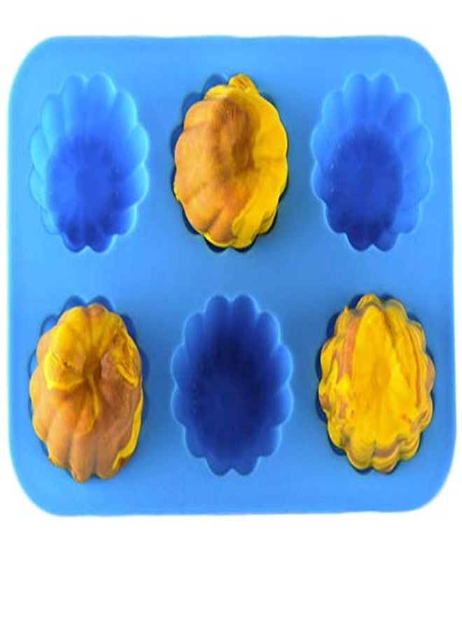 لاسوم قوالب كيك من السيليكون الآمن غذائيًا من لاسوم، قطعتان، 6 تجاويف، مصنوعة يدويًا للكيك والشوكولاتة والجيلي والبودينغ والحلويات - Image 4