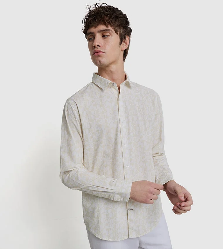 بين شيرمان Ben Sherman Men's Long Sleeve Printed Shirts