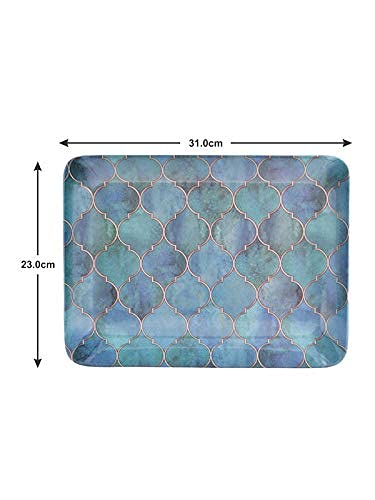Goodhomes Melamine Serving Tray Set (Set Of 3 Trays) Mt134(Rectangular, Multicolour) - Image 3